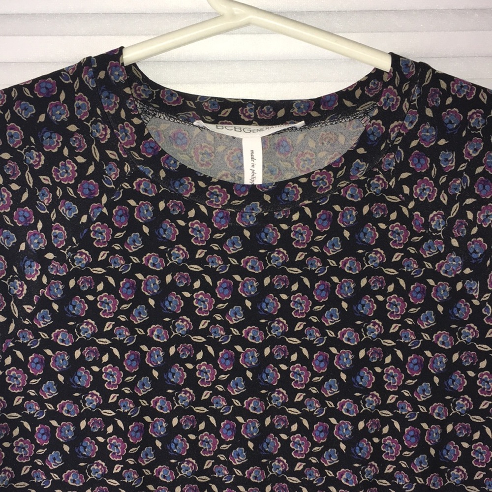 BCBG Generation Long Sleeve Baby Doll Dress - Picture 7 of 8